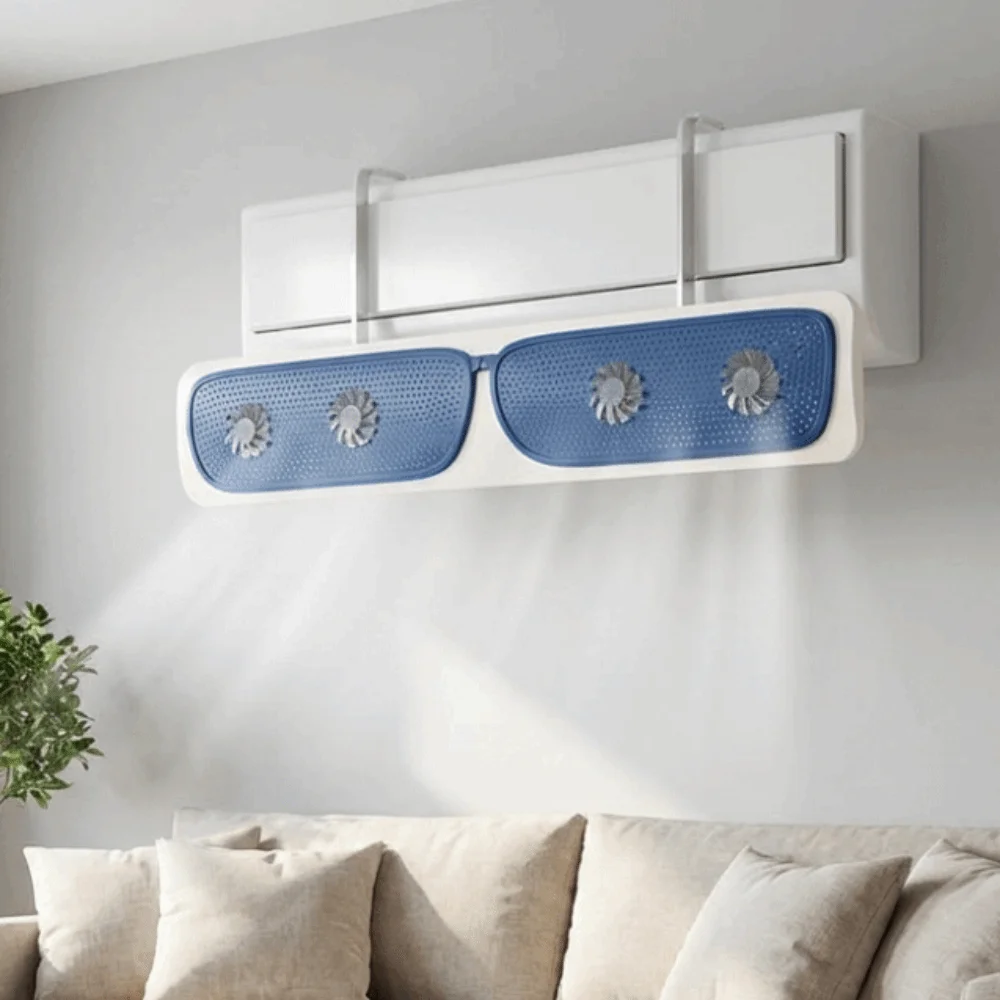 

Silent Air Conditioner Windshield Anti Direct Blowing Hanging Air Conditioner Outlet Baffle Energy Saving Windproof