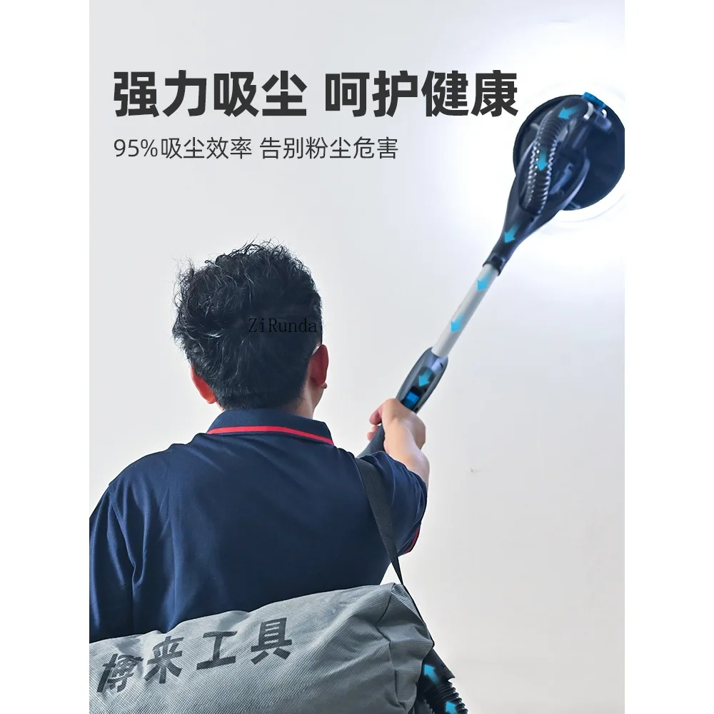 자가흡입 무진동 벽면 샌더, 퍼티 벽면 전동 광택기, 긴봉 벽면 그라인더
