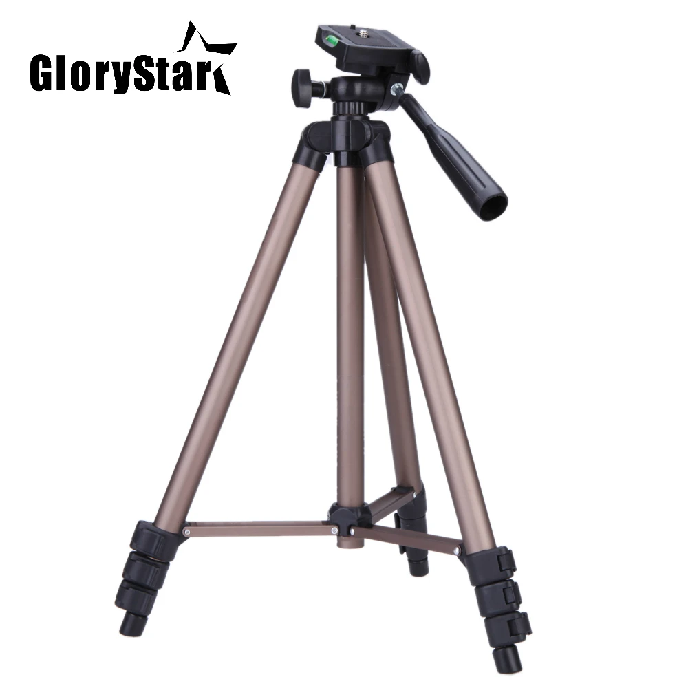 WT3130 Protable Camera Tripod Stand with Rocker Arm for Canon Nikon Sony DSLR Camera Camcorder tripod stand Load 2.5kg