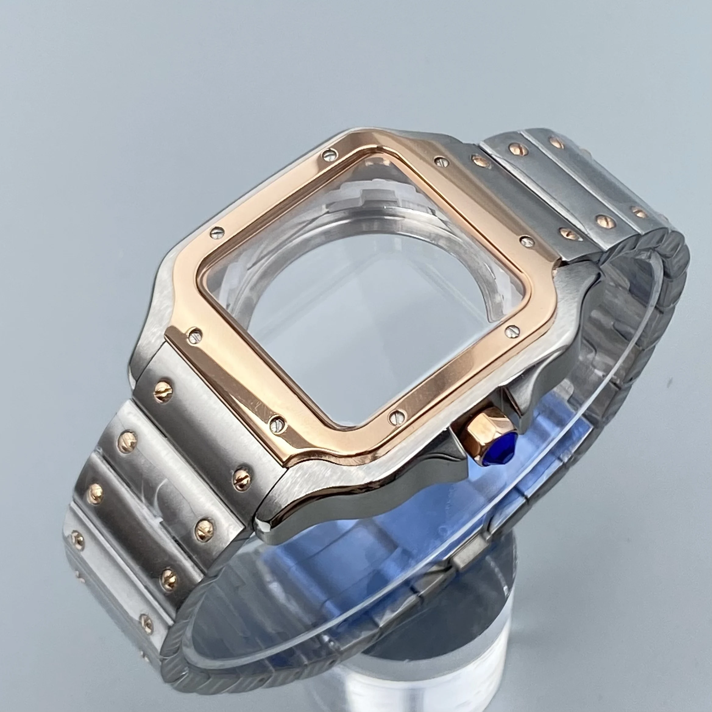 38mm NH35/NH36 Watch Case Square 316L Stainless Steel Waterproof Suitable For NH35/NH36 Case Seiko Mod Accessories