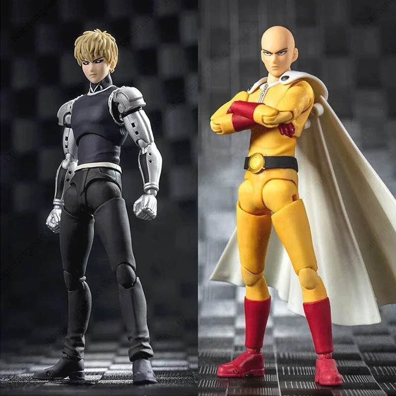 شخصيات GT One Punch Man Saitama Genos Garou SHF PVC ألعاب شخصيات الرسوم المتحركة
