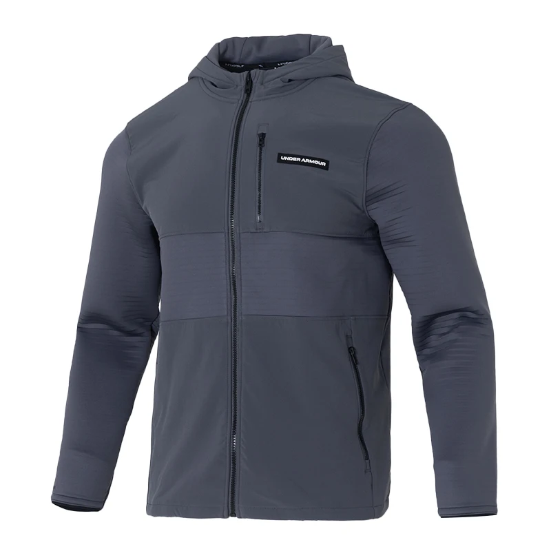 

Under Armour Men's Jacket Sportswear Outdoor Travel Fitness Training Walking Exercise Woven Hooded Jacket 1379722-025