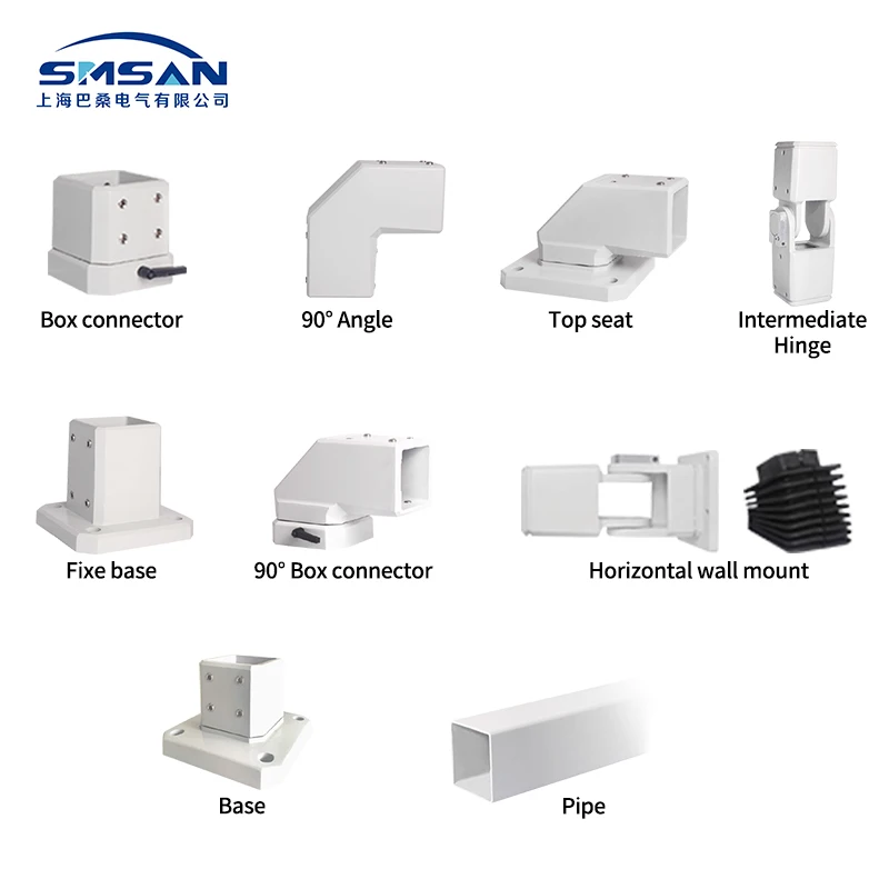 موصلات صندوق الكابولي، مكونات ذراع آلة CNC، ملحقات صندوق شاشة تعمل باللمس، أذرع متأرجحة للتحكم الصناعي، 8080