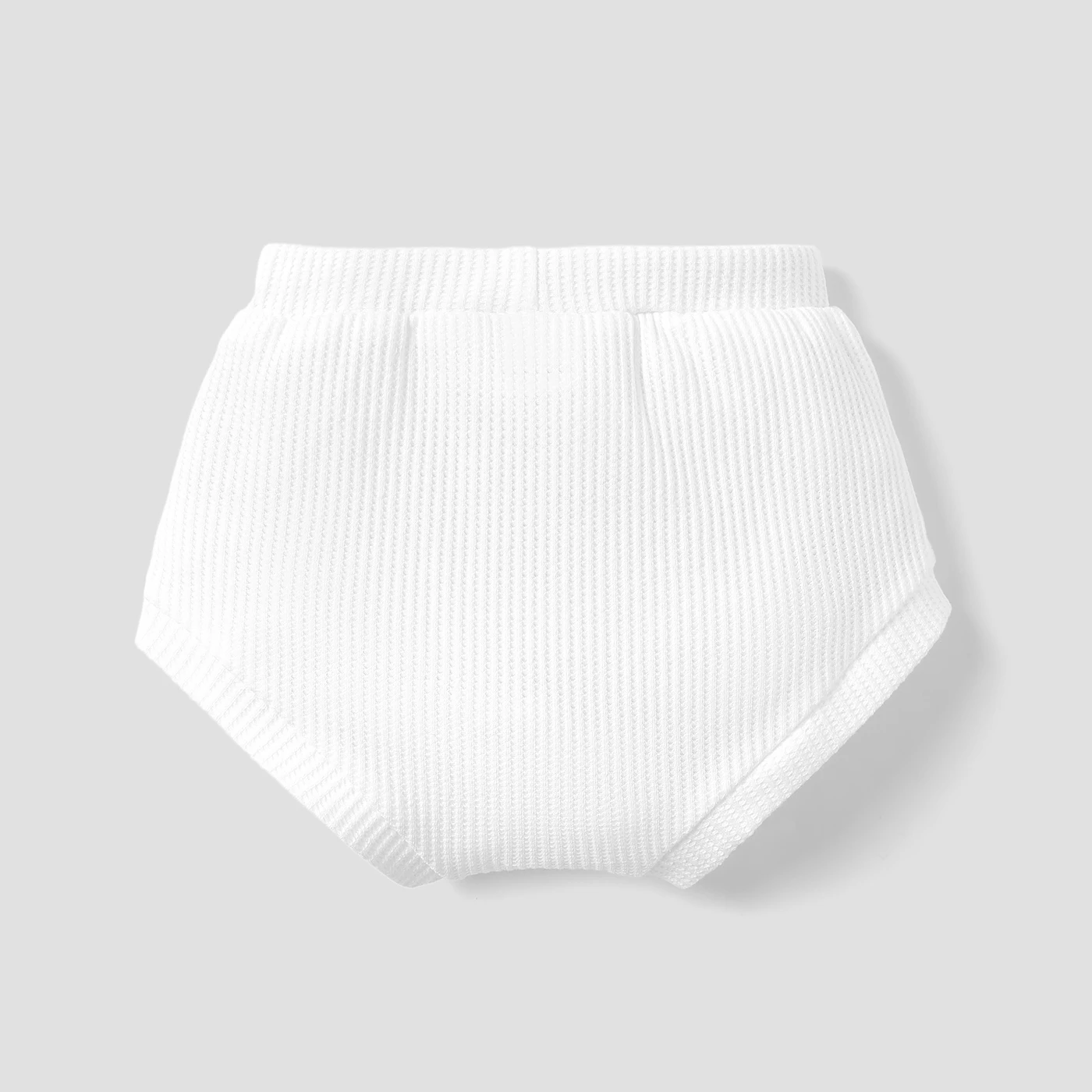 PatPat Baby Boy/Girl Solid Waffle Textured Shorts Soft and Comfortable  Perfect for Outings and Daily Wear Basic Style