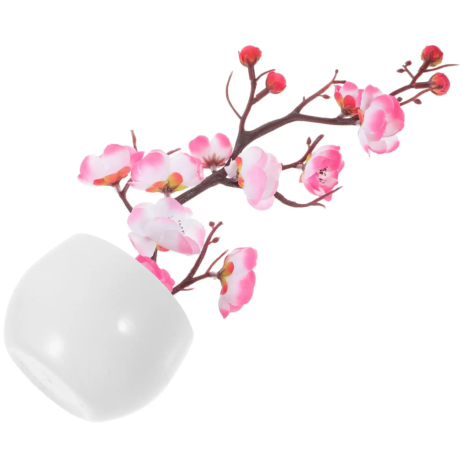 

Simulated Wintersweet Branches Potted Flowers Artificial Decor Simulation Decors Plastic Lifelike Plants