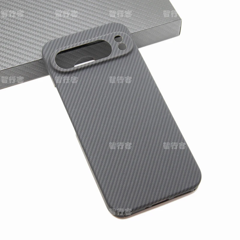 ZXKE Carbon Fiber Case For Google Pixel 9ProXL Pixel9Pro Embedded Iron Sheet Magnetic Car Support Magsafe Aramid Fiber Shell