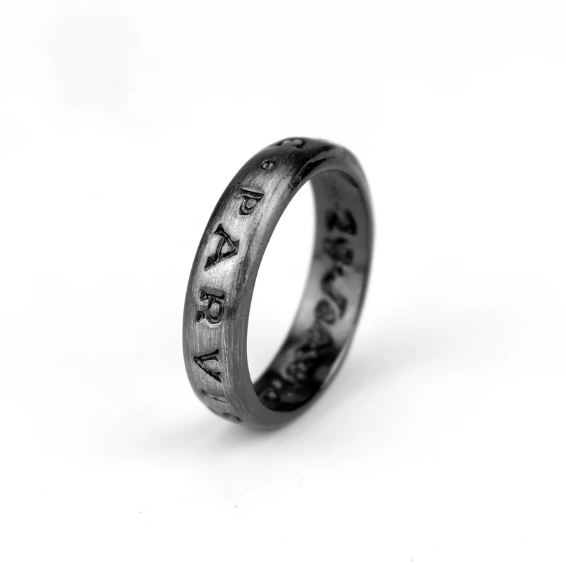 

Game Uncharted 4 A Thief's End Nathan Drake Ring Cord Chain Long Ring Jewelry Men Accessories