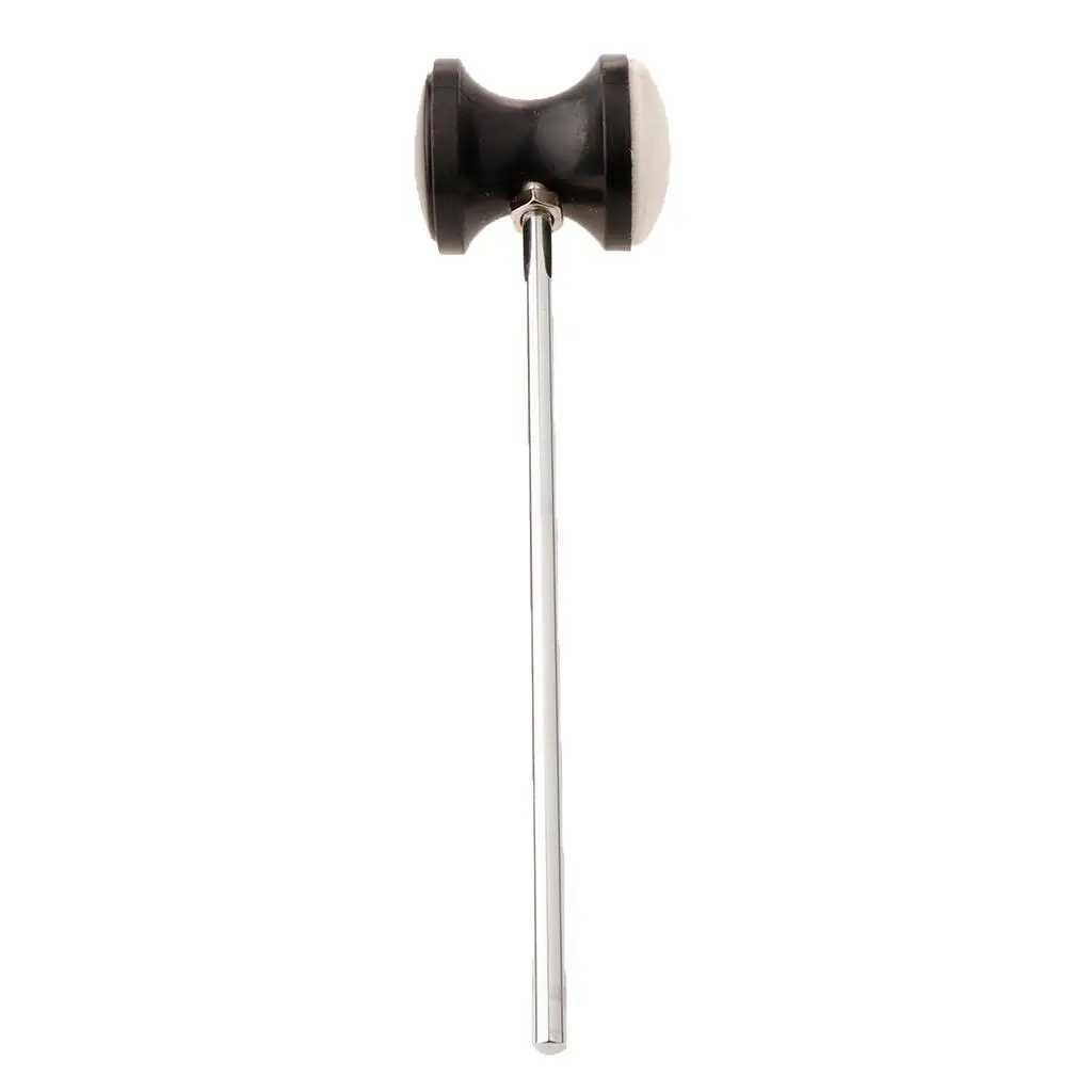 

Bass Drum Hammer Kick Drum Foot Pedal Beater Mallet with Felt Head for Drum Set Kit Percussion Parts