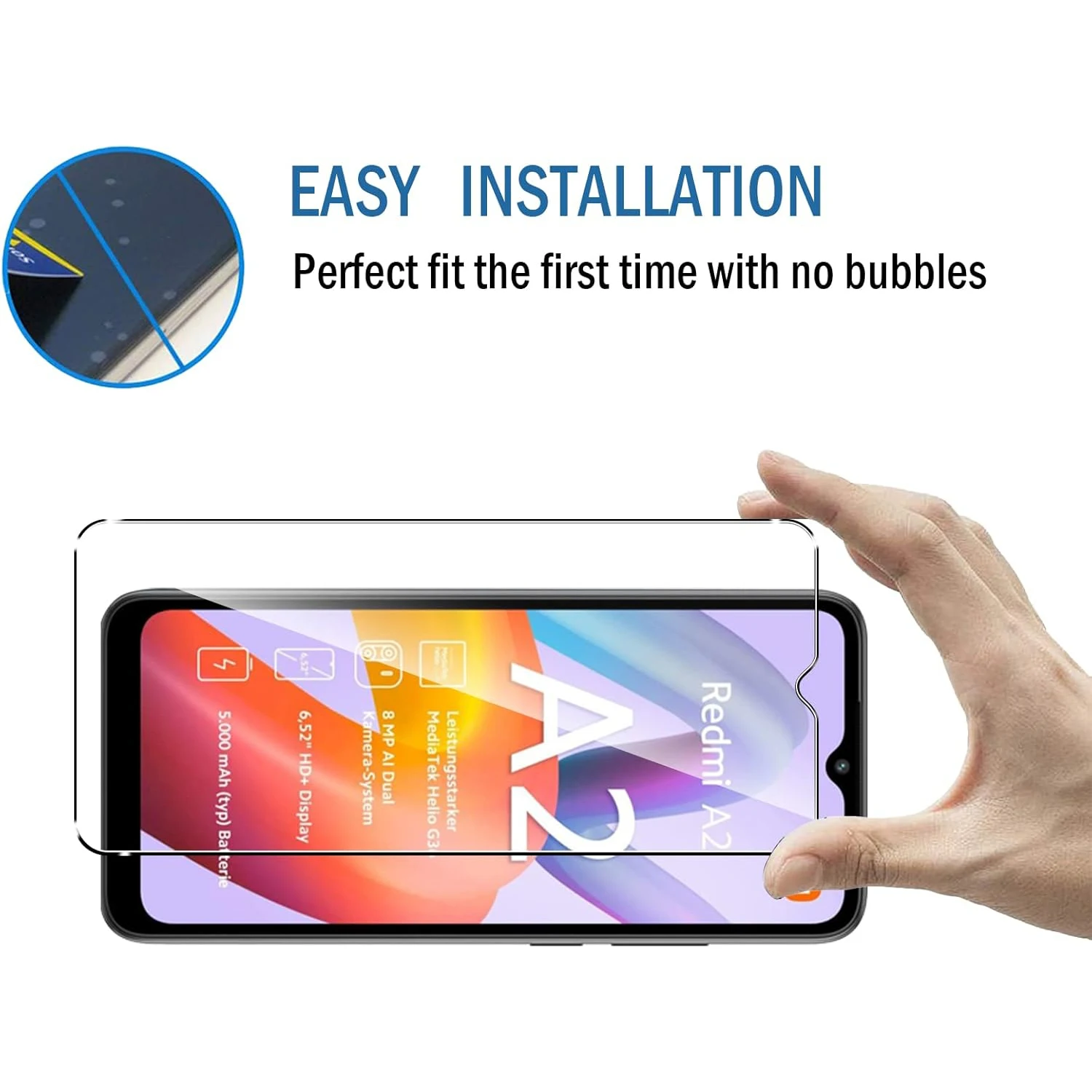 For Xiaomi Redmi A2 A2+ Tempered Glass Screen Protector Glass Film