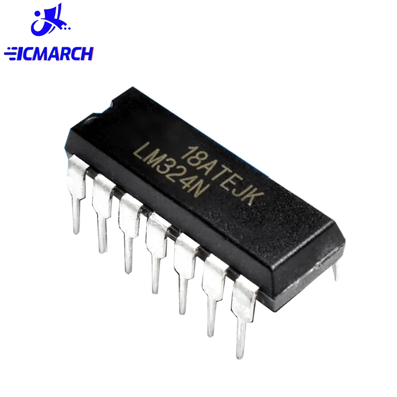 10PCS/20PCS LM324N LM324 DIP-14 Low Power Four-way Operational Amplifier IC Chip New Good Quality Chips