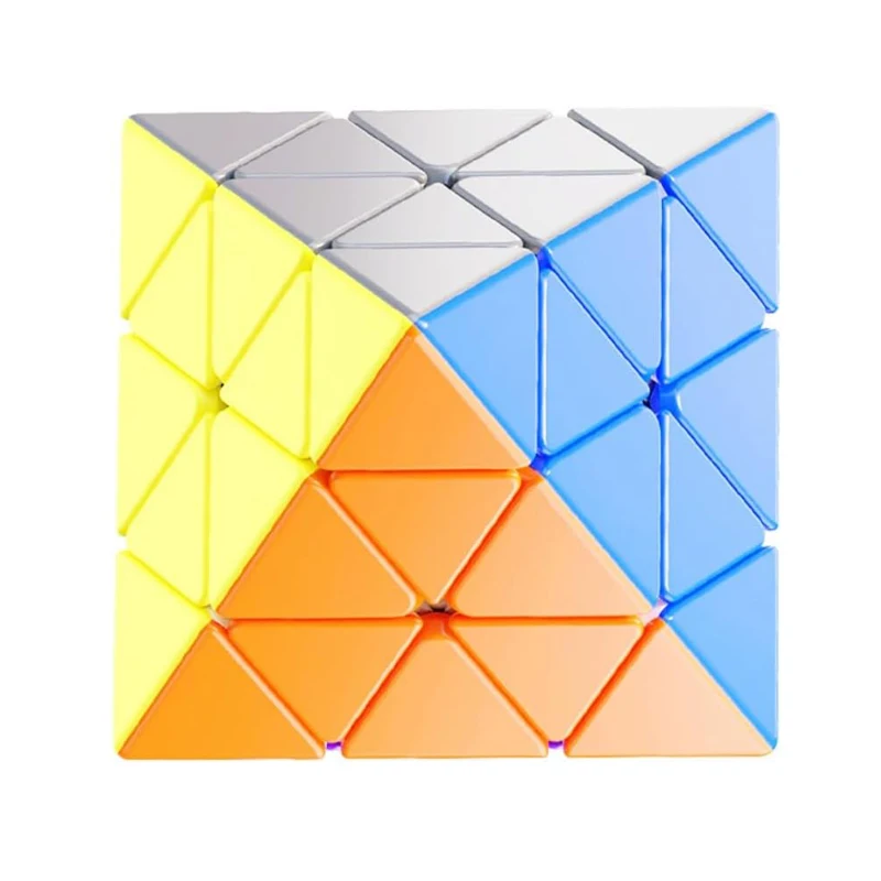 Octaëder Speed Cube Stickerloze puzzel Driehoek Educatief Hersenontwikkeling Speelgoed voor kinderen Volwassenen Segurк рука Cubo Mágico