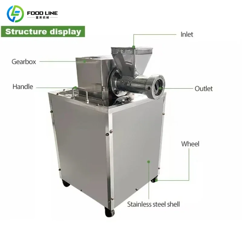 Automatic Spaghetti Macaroni Forming Machine Hollow Tube Pasta Processing Equipment
