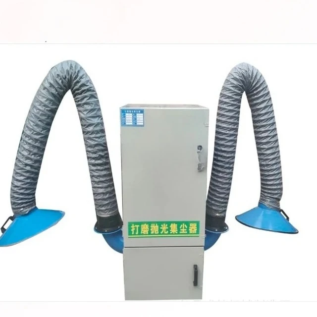 

Hot Sale air Fume Extraction System Dust Collector With Suction Double Arms with CE