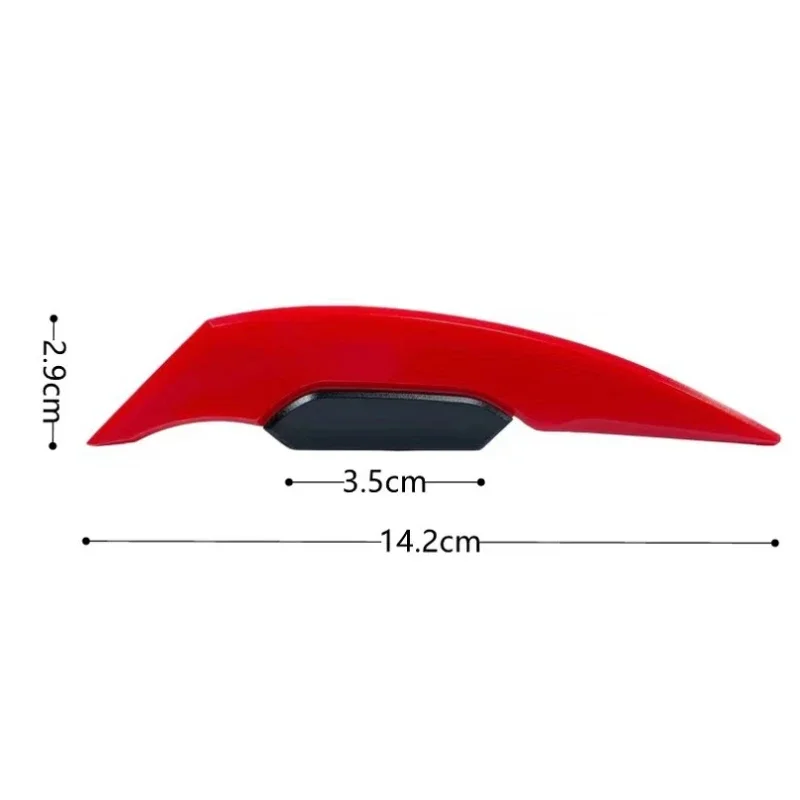 1Pair Universal Motorcycle Winglet Aerodynamic Spoiler Dynamic Wing with Adhesive Decoration Sticker For Motorbike Scooter