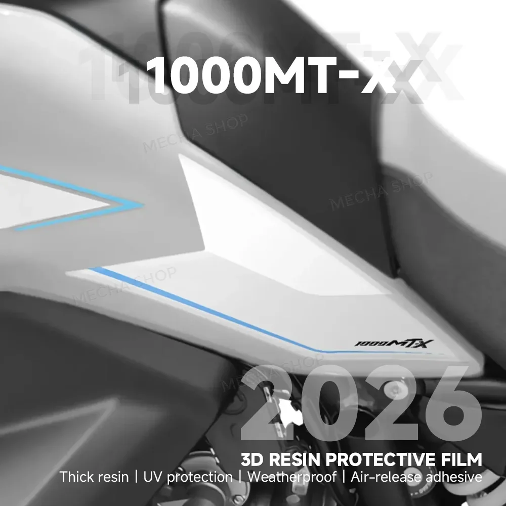 Motorcycle Tank Pad for CFMoto 1000 MT-X 1000MTX 2026 3D Sticker Decal Kit Waterproof Tank Protector Motorcycle Accessories