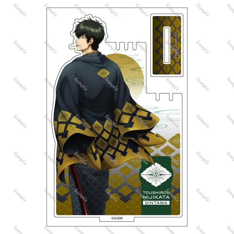 GINTAMA Acryl Stand Figuur Sakata Gintoki Takasugi Shinsuke Anime Perifere Creativiteit Een Achteruit Glance Modellering Ornament