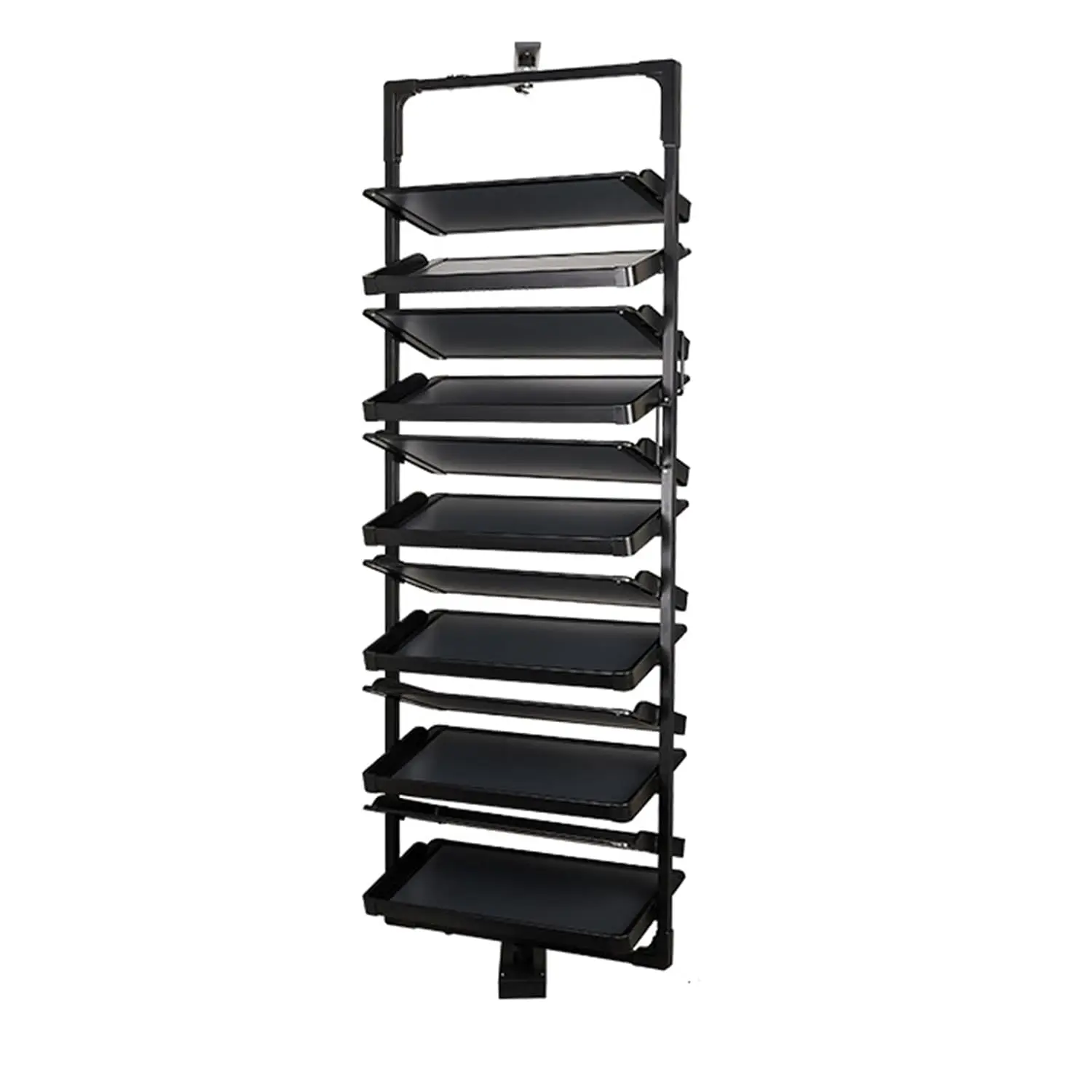 Shoe Rack 360°Rotating Pull-Out Organizer For Closet Shoe Cabinet,Adjustable Height Retractable Metal Stackable, Customized
