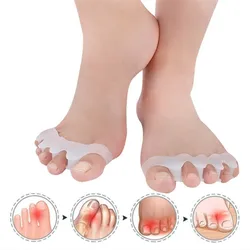 2Pcs Gel Toe Separators Restore Toes to Initial Shape Toes Corrector Spacers for Overlapping and Blisters