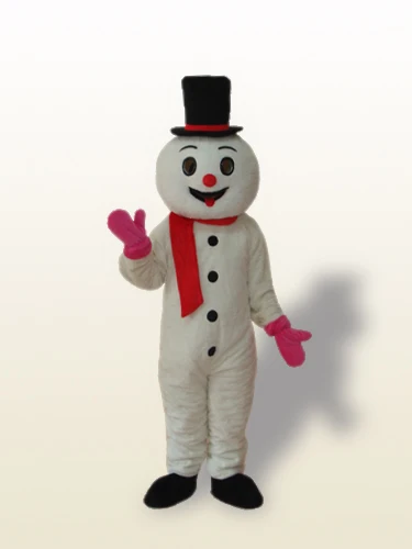 Costume de mascotte de dessin animé de paupières de bonhomme de neige en mousse pour adultes, robe de paupières de Noël en peluche, Halloween, offre spéciale, nouveau