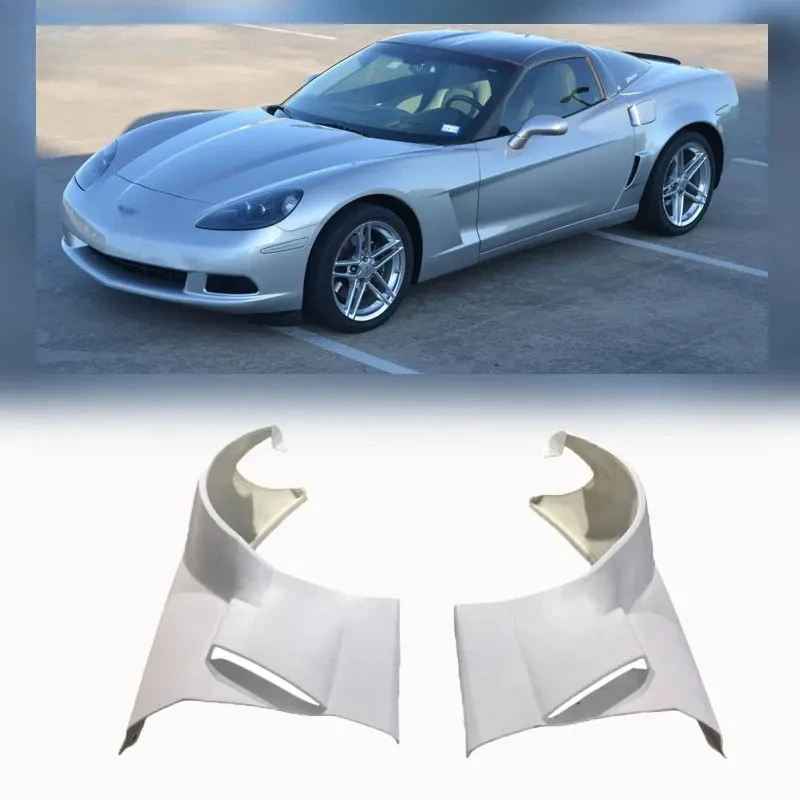 

Fiber Glass Front 2PCS Fender GT3-XL Wide Body Fenders For Chevrolet Corvette C6 Z06 2005-2013