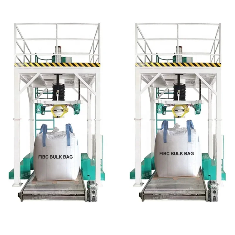 500kg 800kg 1000kg bulk packaging machine seed peanut rice fish meal food plastic pellets big jumbo bag packer packing machine