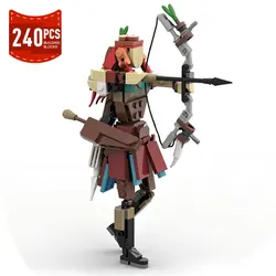 MOC Horizon Zero Dawned Aloy Building Blocks Set Game Action Figure Archer Hunter Model Bricks Assemble Toy Birthday Gift