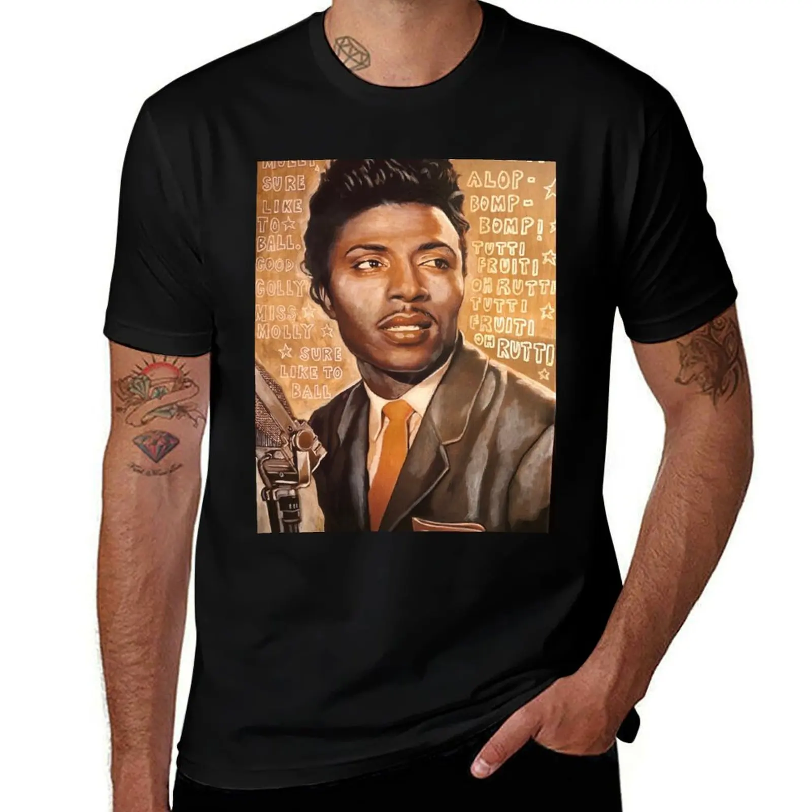 

Little Richard T-Shirt man tshirt t shirt man cotton T-Shirt