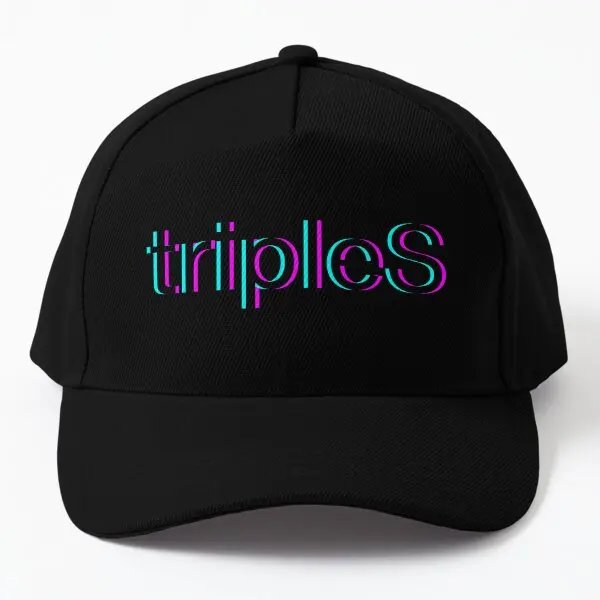 Triples Kpop Girl Group Glitch Static Lo  Baseball Cap Hat Snapback Women Sport Casquette Czapka Boys Casual Summer Solid Color