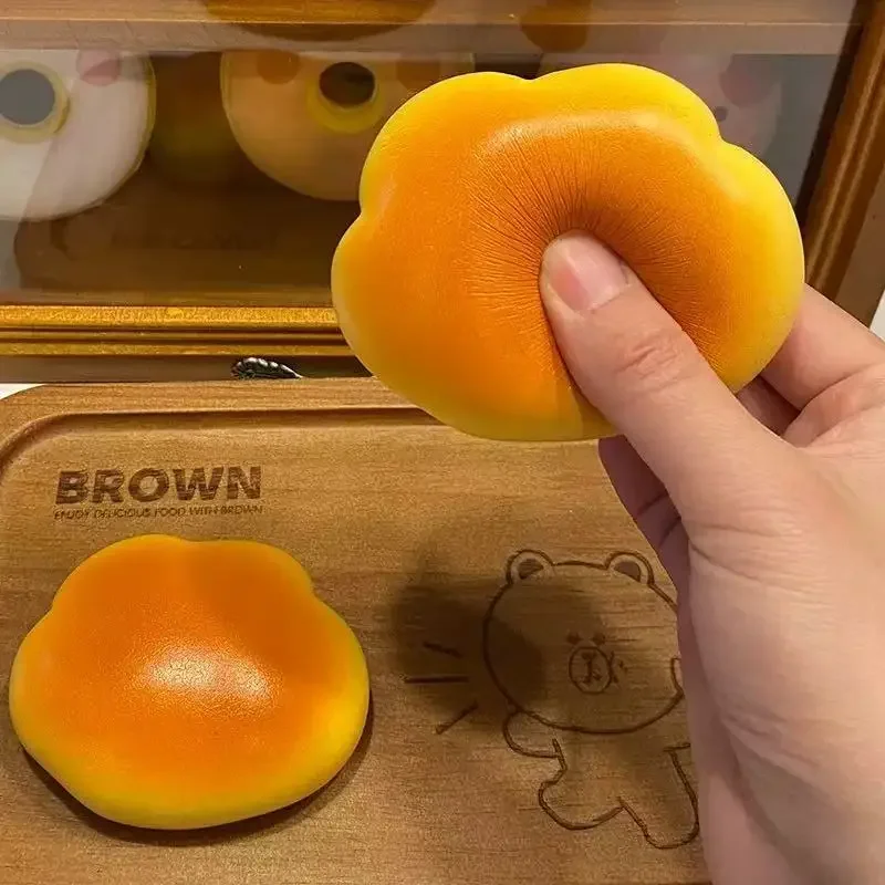 Fried Dough Twists Bread Toy Simulated Food Play Wet Soft Sticky Hand PU Slow Rebound Decompression Adult Party Prank Fidget Toy