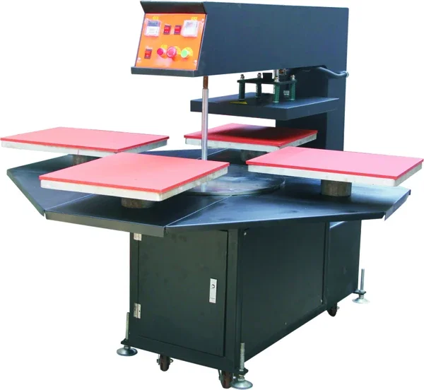 automatic tshirt 4 stations sublimation heat press machine for sale