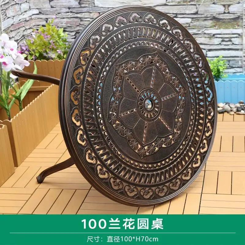 

Столы Уличные стулья, уличный двор, сад, отдых, кованое железо, столовая, водонепроницаемый и солнцезащитный, балкон, небольшой журнальный столик