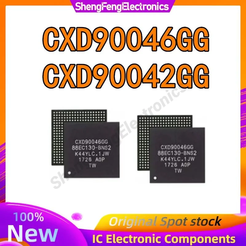 

CXD90042GG PS4 Pro South Bridge Chip CXD90046GG 88EC130-BNS2 BGA Package On-Hand