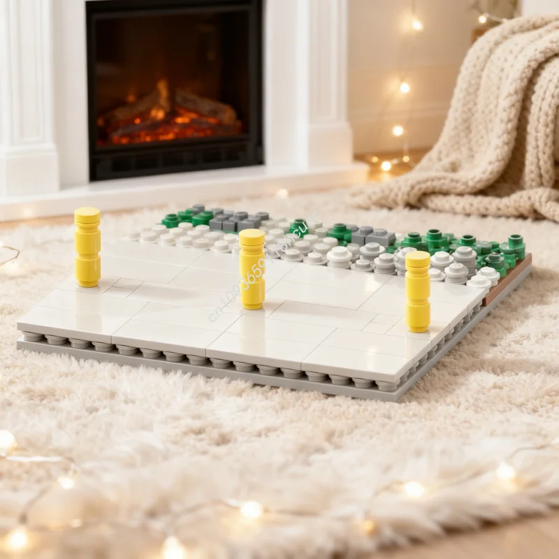 262 stks MOC Stadsfiets Pad Model Bouwstenen Bouw Monteren Creatieve DIY Kerstcadeau Speelgoed Baksteen Idee Onderwijs