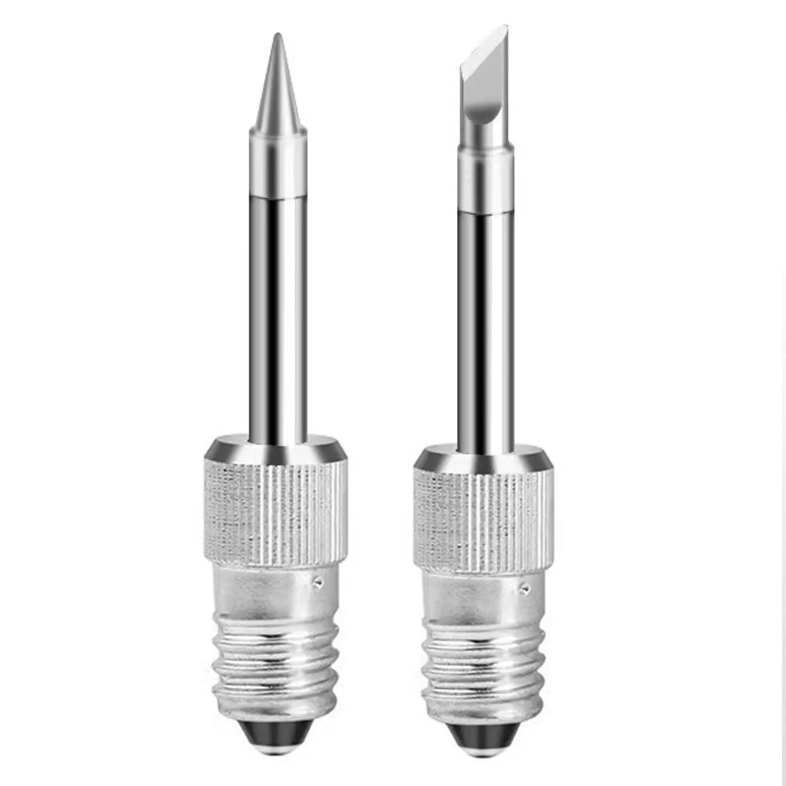 Punte di saldatura per saldatura sostituzioni della testa del saldatore USB punta di saldatura filettata adatta per saldatore con interfaccia E10