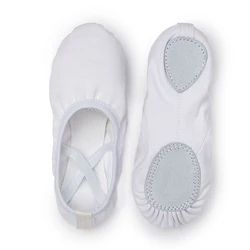 USHINE-zapatillas de baile profesionales para niños y adultos, zapatos de lona de suela suave para yoga, gimnasio, ballet, bailarina, calidad