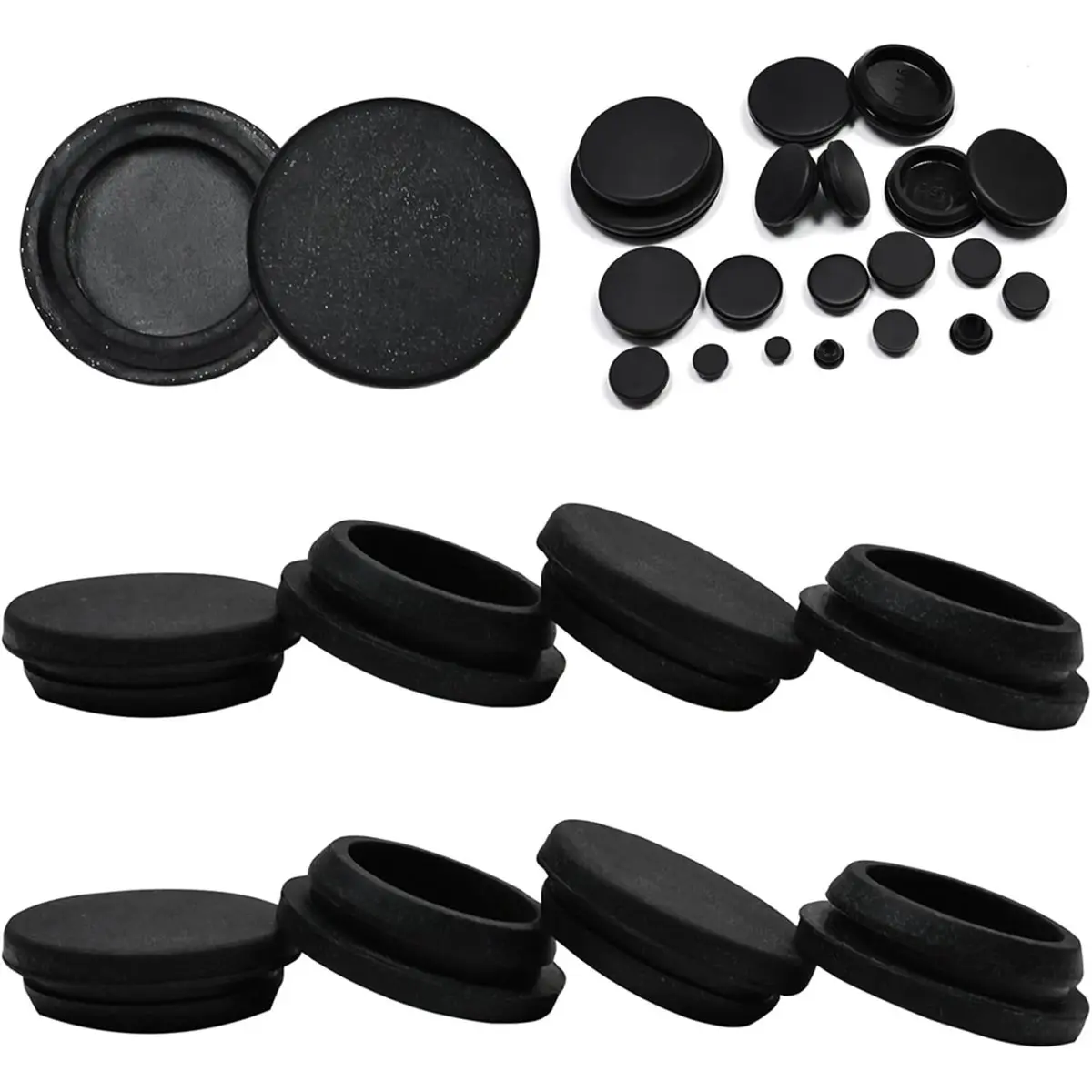 2026 New 10 PCS Silicone Rubber Plugs for Round Holes -1-1/8