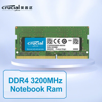 Crucial RAM DDR4 3200MHz 8GB 16GB SODIMM Laptop Memory