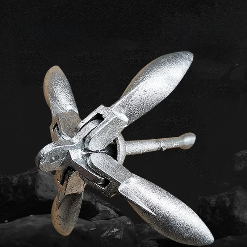 rustproof-carbon-steel-lotus-anchor-for-inflatable-boats-kayaks-fishing-boats-folding-anchor-water-sports-gear