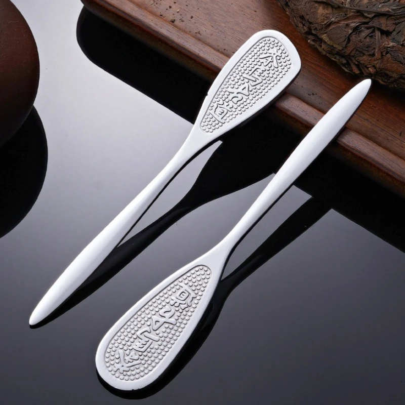 Pu'er tea needle pry tea tool round square head ancient horse tea knife stainless steel tea set spare parts