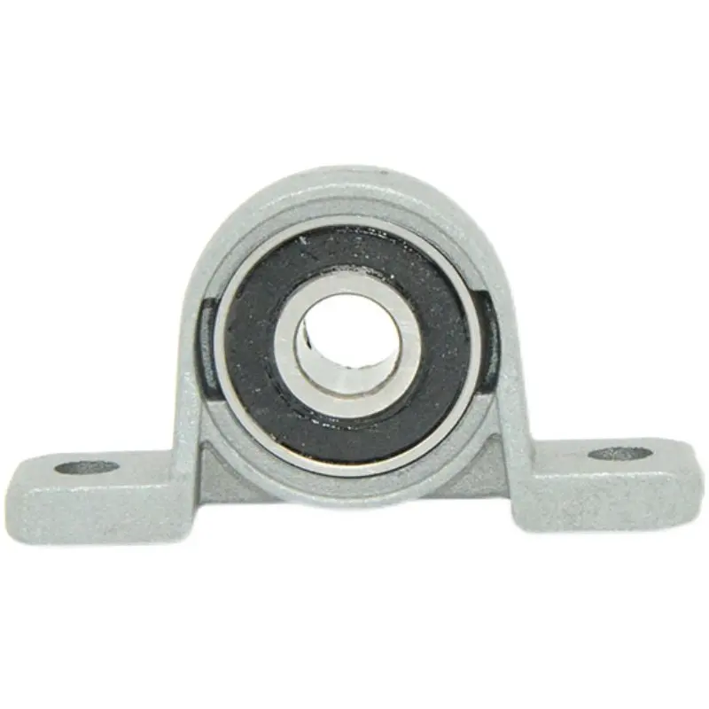 2pcs/lot KP08 KP000 KP001 KP002 KP003 KP004 KP005 KP006 Zinc Alloy Diameter Bore Ball Bearing Pillow Block Mounted Support