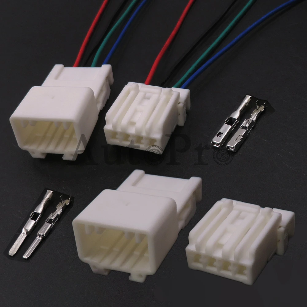 1 Set 4 Hole Automobile Electrical Connector Starter 6098-4073 6098-4902 Car Wiring Terminal Socket Auto Accessories