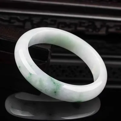 Natural Myanmar Jade 54mm-62mm bracelet exquisite princess bracelet to send girlfriend to send mother Hetian jade