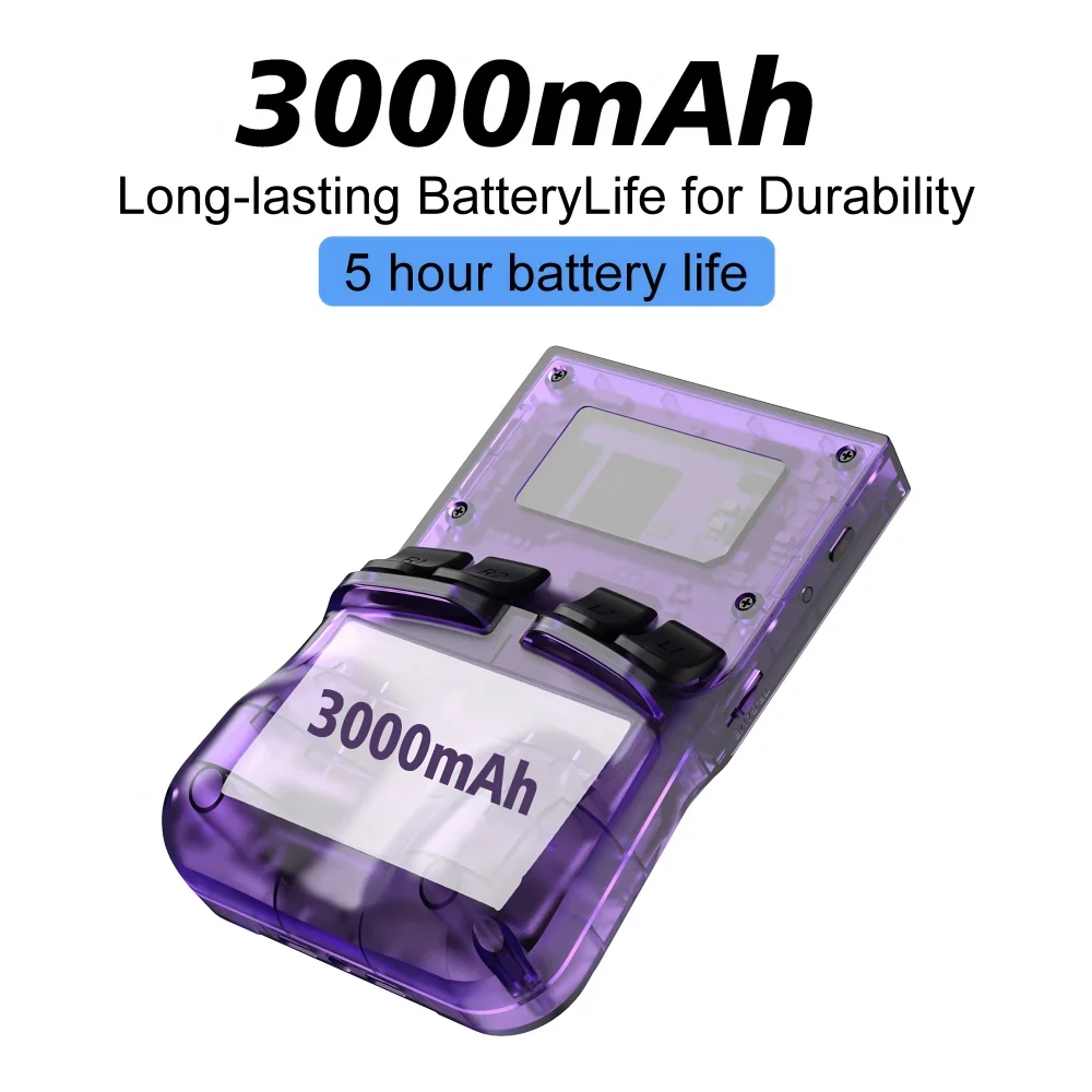 HG36 Open Source Handheld Game Console Portable Classic Video Player 3.5inch IPS Screen 20000+ Games Long Battery Life