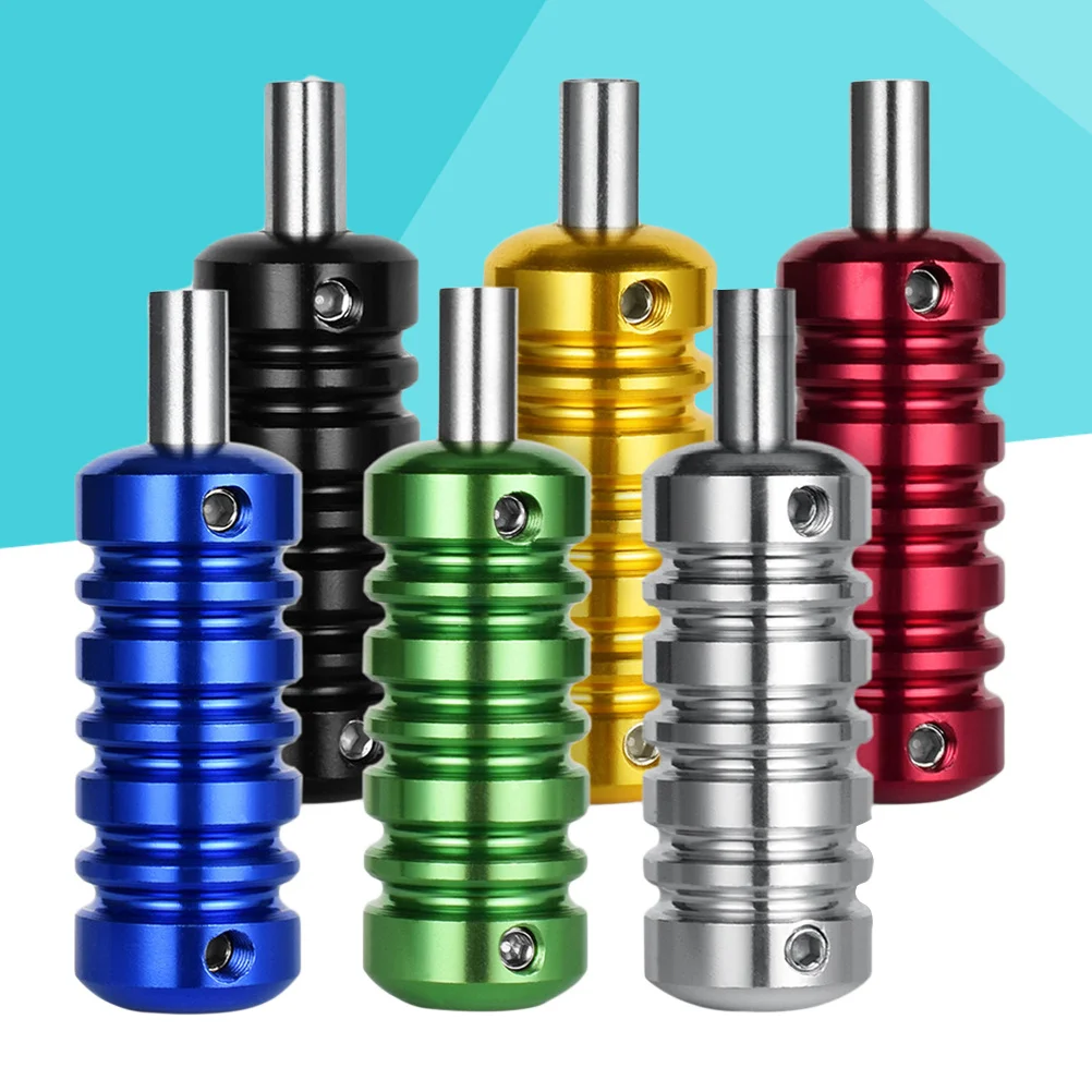 

6Pcs Aluminum Alloy Tattoo Machine Grip Tubes Lightweight Durable Anti-Skid Body Art Shader Liner Eyebrow Makeup