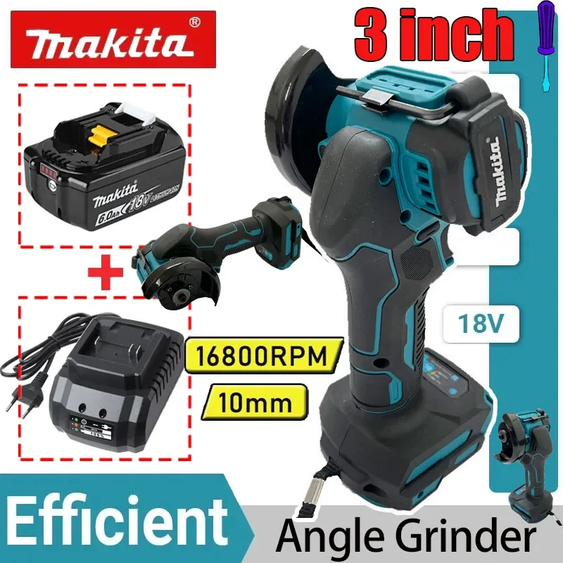 

Новая 3-дюймовая мини-угловая шлифмашина Makita, беспроводная, 3-дюймовый электрический отрезной инструмент, циркулярная пила, электроинструмент с зарядным устройством