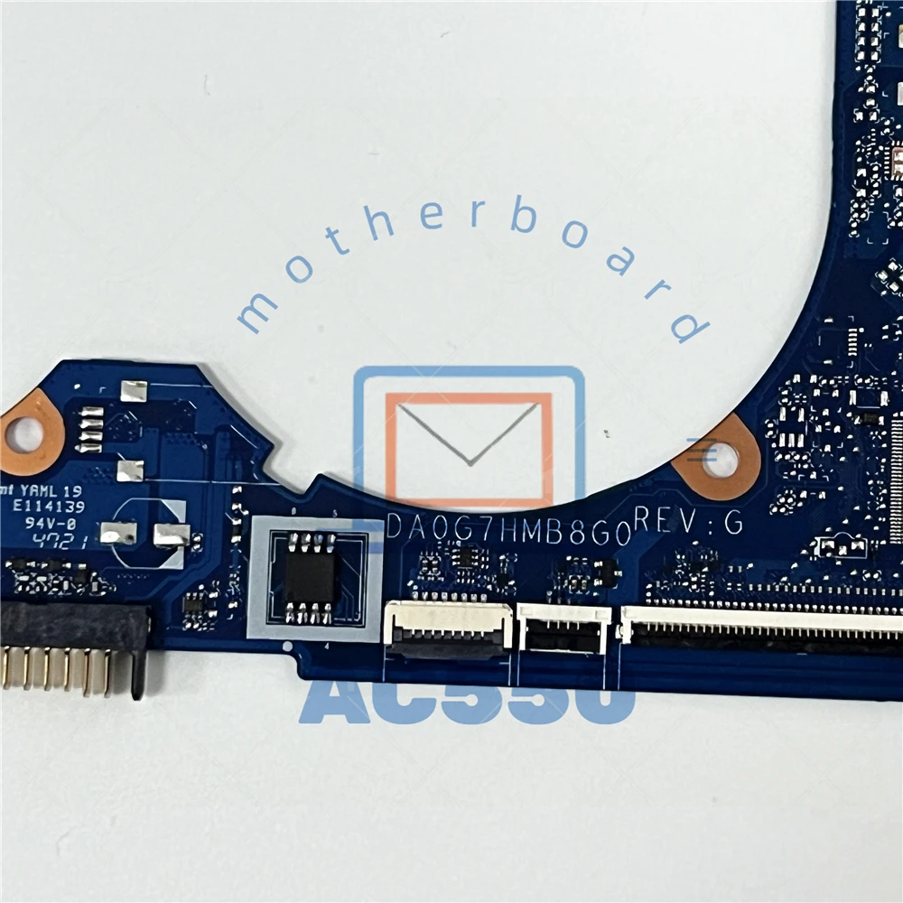 Imagem -03 - Totalmente Testado Laptop Motherboard Funciona Perfeitamente Da0g7hmb8g0 para hp 15-eg I51155g7 I7-1195g7