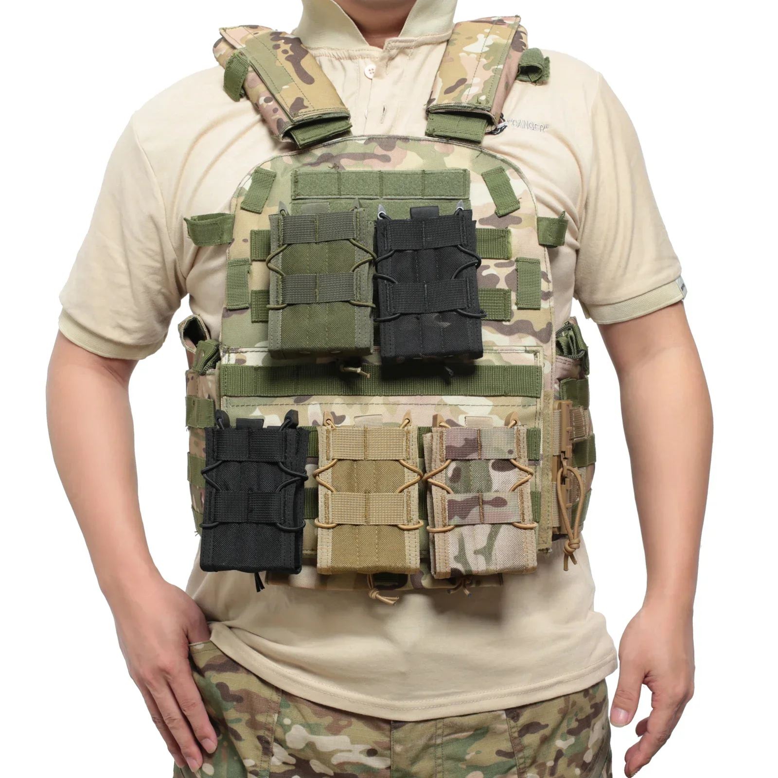 5.56 M4 مولي مجلة واحدة الحقيبة AK AR AR15 ماج الحافظة في الهواء الطلق سترة صيد الحقائب EDC أداة حامل الخصر حقيبة