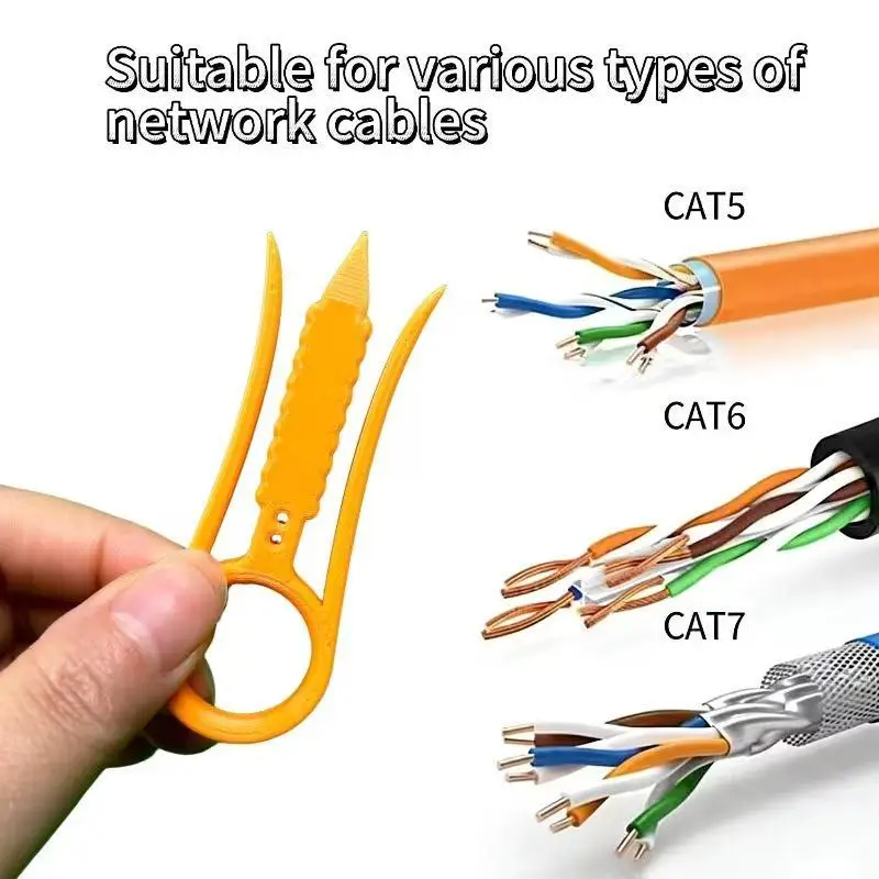 Wire Strippers Multi-function Durable Cable Crimper Separator Tool for Automotive Network Electrical Maintenance