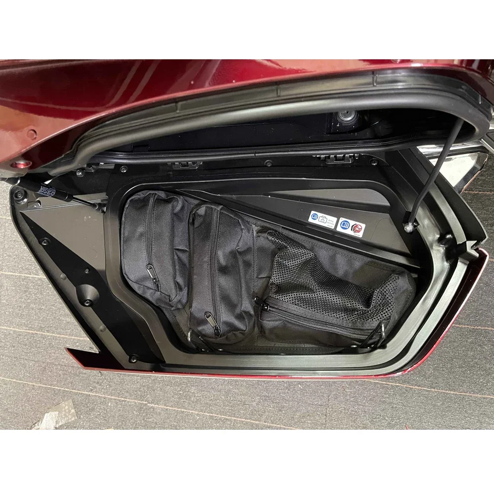 Saddle Bag Lid Organizers For HONDA Gold Wing 1800 GL1800 F6B 2018 2019 2020 2021 Trunk Lid Saddlebag Organizer Bags GL 1800