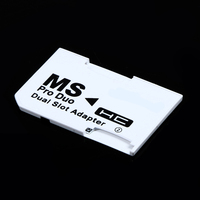 Memory Card Adapter Micro SD TF Flash Card to Memory Stick MS Pro Duo for PSP Card Single / Dual 2 Slot Adapter
